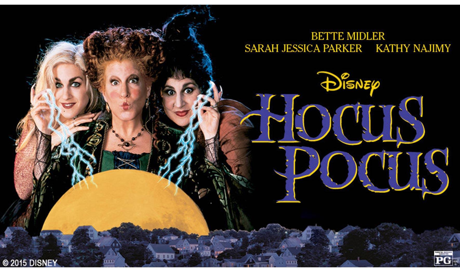 This is the cover for the cult movie hocus pocus part 1.