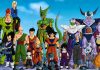 The image shows the different powerful dragon ball characters of the series