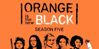 This is the cover of the Orange is the New Black Season 5