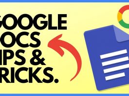 The image shows the Google Docs logo in which we tell how to add a border in easy steps.