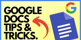 The image shows the Google Docs logo in which we tell how to add a border in easy steps.