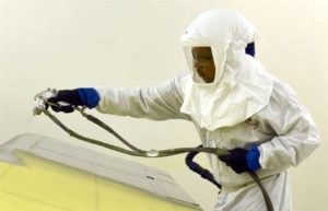 Protective gears for spray painting
