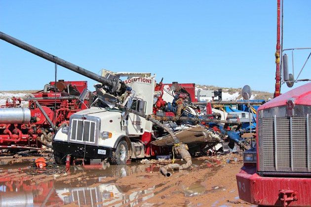 accident at Oilfield