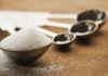 image shows the teaspoons and tablespoons with sugar