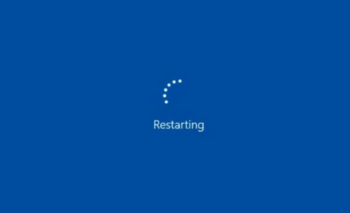 Windows 10 stuck on restarting