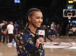 In picture: Malika Andrews