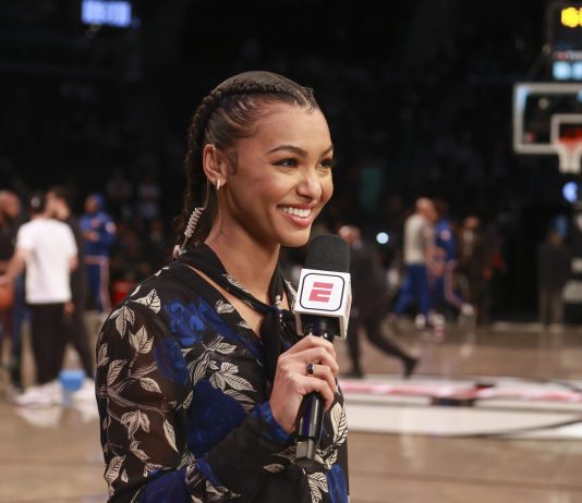 In picture: Malika Andrews
