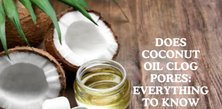 does coconut oil clog pores