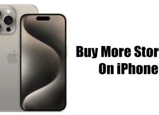 how to buy more storage on iphone