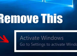 how to get rid of activate windows