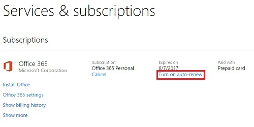 Using the Admin Center for Business Subscriptions